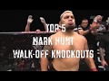 King Of Walk Offs Mark Hunt TOP 5 KNOCKOUTS In UFC MMA Combat Life