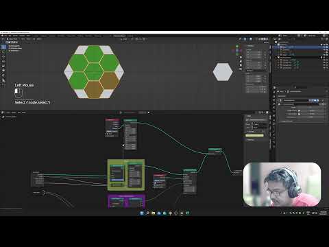 Blender 3.0 Hex World Tutorial using geometry node - Part 4 - Adding the water level