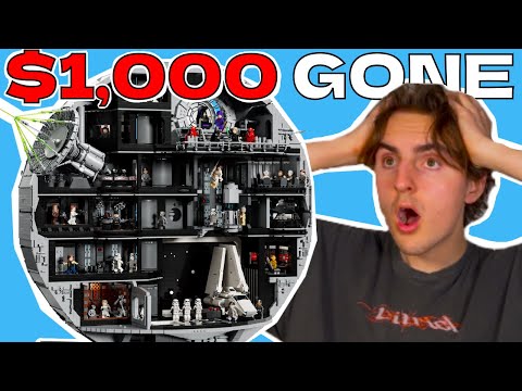 DESTROYING THE BIGGEST LEGO SET EVER! | LEGO UCS DEATH STAR DROP TEST!