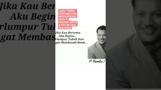 Download lagu P. Ramlee, penyanyi asli lagu 'Tiara' - seorang penyanyi dan aktor asal Malaysia. #short #pramlee mp3