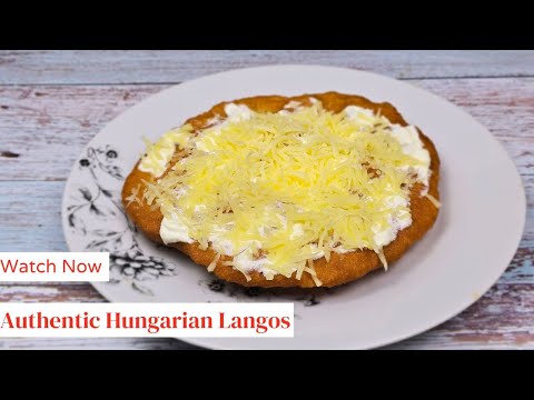 Authentic Hungarian Lángos Recipe | Classic Fried Dough