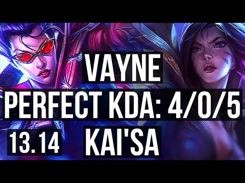 VAYNE & Rakan vs KAI'SA & Karma (ADC) | 4/0/5, 2.2M mastery, 1300+ games | NA Master | 13.14