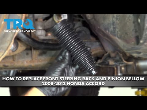 How to Replace Front Steering Rack and Pinion Bellow 2008-2012 Honda Accord