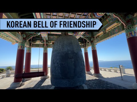 17-ton bell secluded on the Pacific coast is a symbol of friendship between US and South Korea