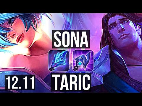SONA & Lucian vs TARIC & Zeri (SUP) | 4/1/8, Rank 13 Sona | KR Master | 12.11