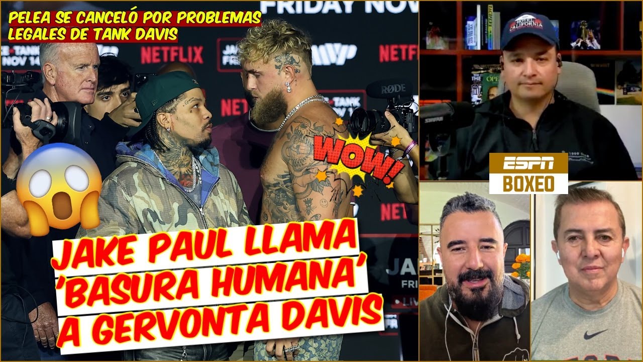Jake Paul ES UN HIPÓCRITA con Tank Davis. Mike Tyson TAMBIÉN ESTUVO PRESO y no dijo nada. ESPN Boxeo