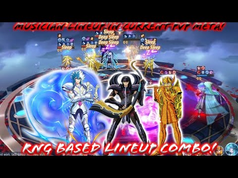 Saint Seiya: Awakening (KOTZ) - Musician Lineup in Current PvP Meta! RNG Based Lineup Combo!
