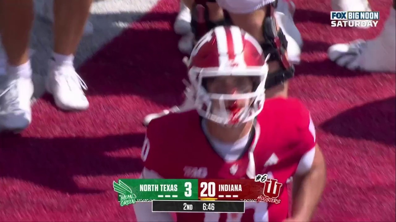 🏈🔥 TOUCHDOWN CHARLIE BECKER | North Texas Mean Green 3–21 Indiana Hoosiers | College Football