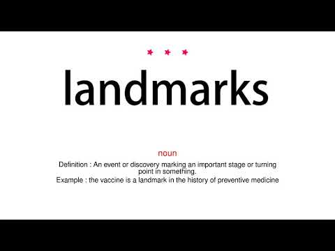 How to pronounce landmarks - Vocab Today