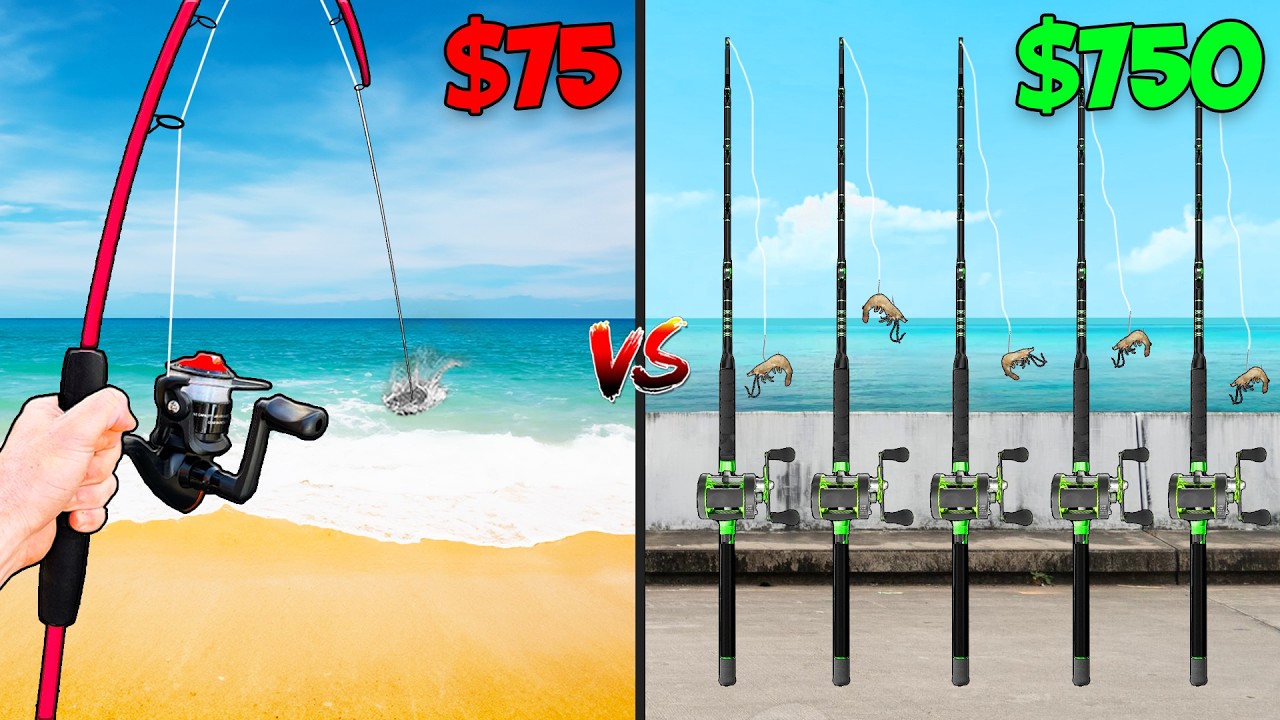 $75 vs $750 Saltwater Budget Fishing Challenge