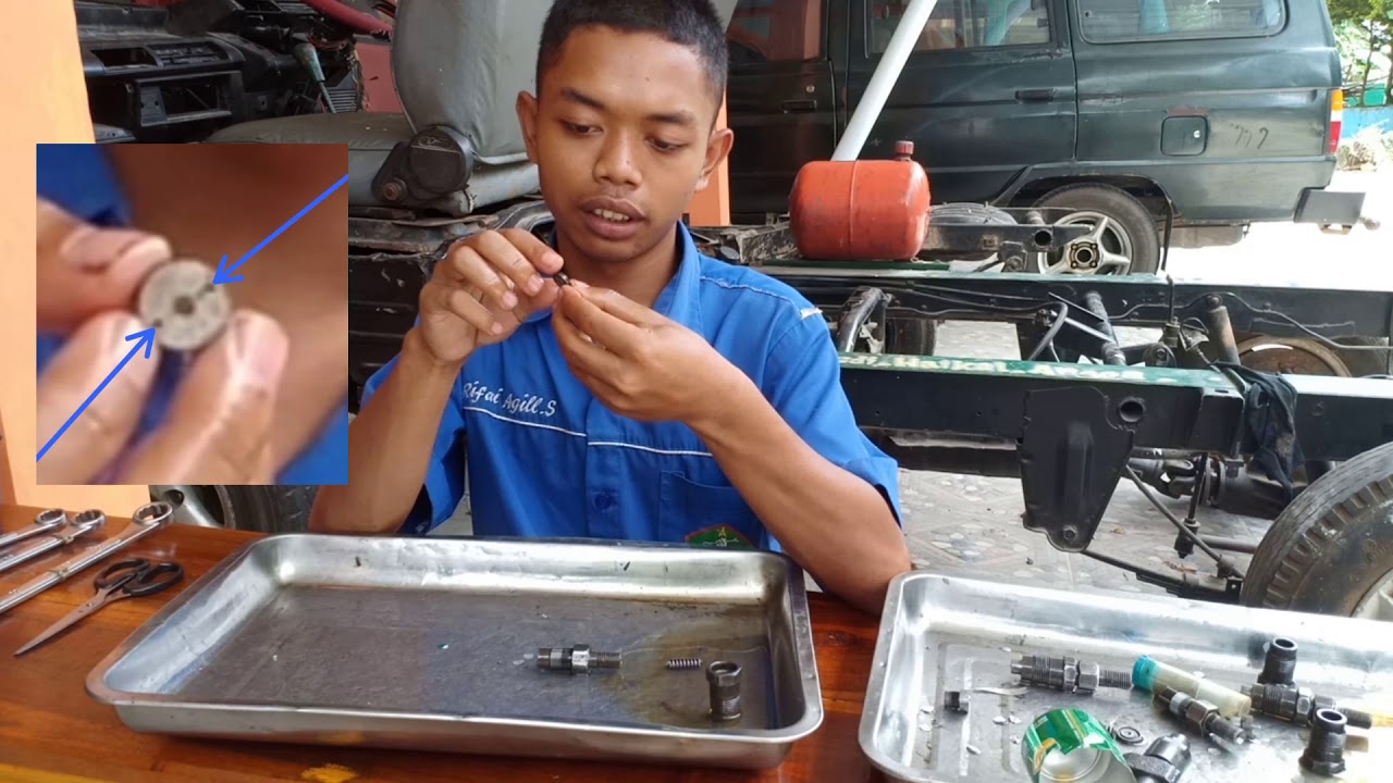 Fungsi komponen NOZZLE dan cara kerjanya, serta pengetesaan pengkabutan pada NOZZLE |SMKN2SAMPIT|