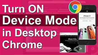 How to enable MOBILE MODE in Chrome web browser
