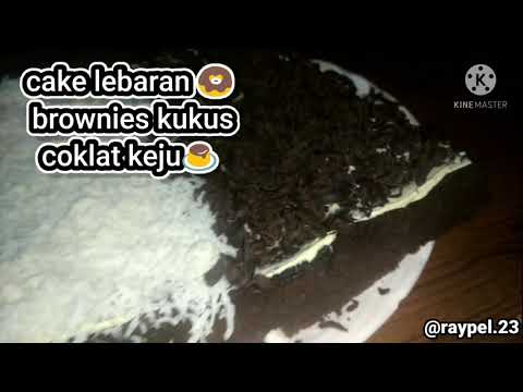 the process of making steamed brownie Eid cakes 🍮