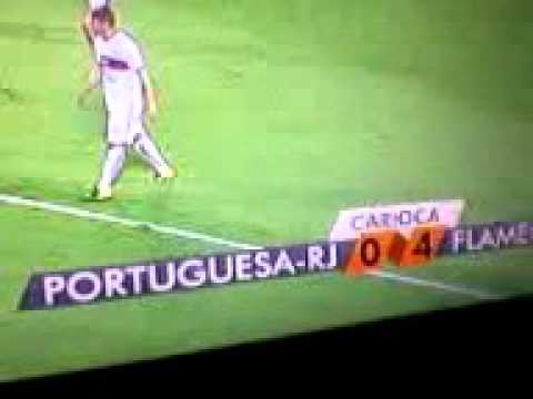 4 gol do flamengo no carioca flamengo x portuguesa - rj