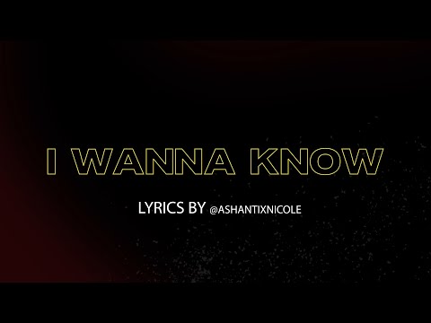 HeemTheGreatest - I Wanna Know (Lyric Video)