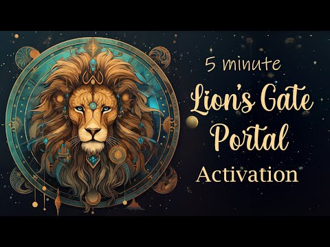5 Minute Lion's Gate Portal Activation: Energy of the Cosmos (Guided Meditation)