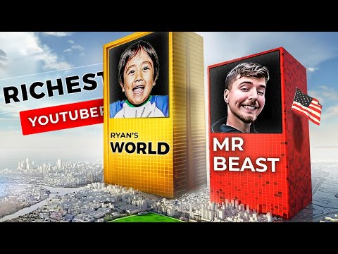 💲TOP Richest Youtube Stars 2023 ►3D