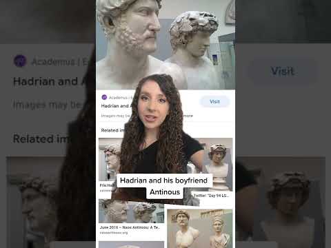 Hadrian and his boyfriend Antinous. happy pride!