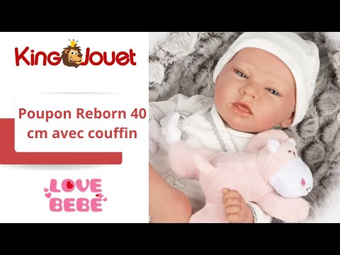 Poupon qui pleure 42 cm - bébé garçon LOVE BEBE : King Jouet