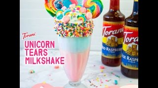 Torani's Unicorn Tears Milkshake
