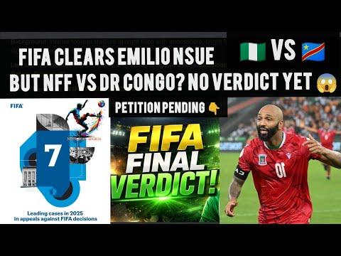 BREAKING: Emilio Nsue OFFICIALLY Eligible for Equatorial Guinea!  NFF VS DR Congo Case Updates  😱 🔥