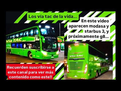🟢🟢 MODASA Y STARBUS 3 DE VIA TAC, A PUERTO IGUAZÚ, MISIONES - #Busologia #Transporte #LargaDistancia