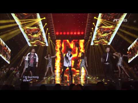 [120902] PHANTOM - BURNING live @ SBS Inkigayo (full HD)