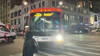 NICE Bus: 2021 Gillig BRT+ CNG 2052 n20X