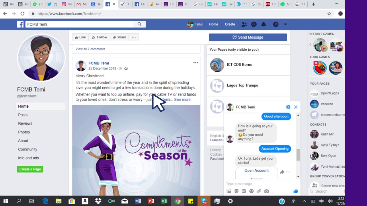 #Temi: Open an FCMB account