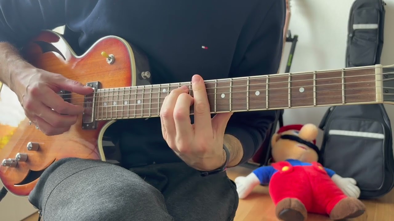 Roberto Barlocci playing "When You Wish Upon a Star" fingerstyle on acoustic guitar