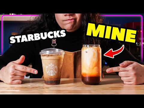 Make a $1 Starbucks Iced Brown Sugar Oat Shaken Espresso AT HOME!
