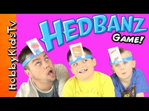 Hedbanz Guessing Game with HobbyFamily - YouTube