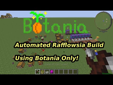 Insane Minecraft Botania Rafflosia Mana Farm!