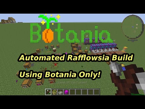 Botania Automated Rafflosia Mana Generation (Minecraft v1.7.10/1 8 9)