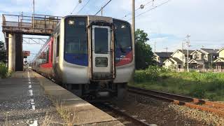 【置き換え進む2000系】JR四国 粟井駅 N2000系3両高松→松山転属回送(第四陣)車 発車