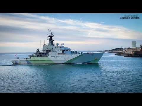 HMS Severn and HMS Mersey return to Portsmouth following involvement in distressing migrant rescue