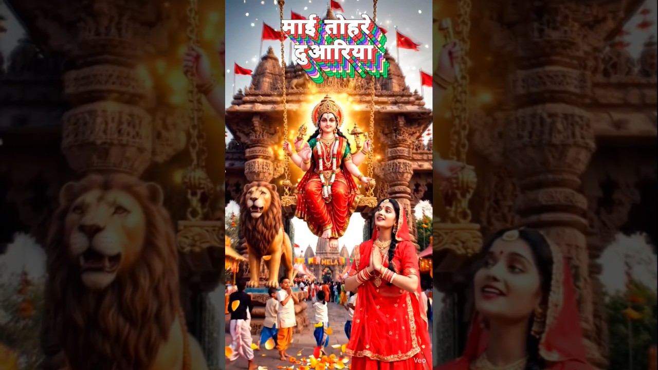 🌺माई तोहरे दुआरिया 🙏🏽#JaiMataDi #MataRani #BhaktiShorts #ViralReels #ShortsFeed