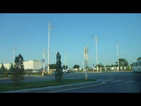 Driving in Ashgabat   Turkmenistan   May 2018