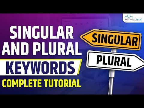 Singular and Plural Keywords Kya Hai | What are the Types of Keywords | SEO Keyword Tutorial