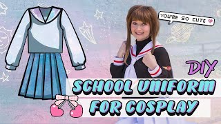 Seifuku Shirt Tutorial for COSPLAY!