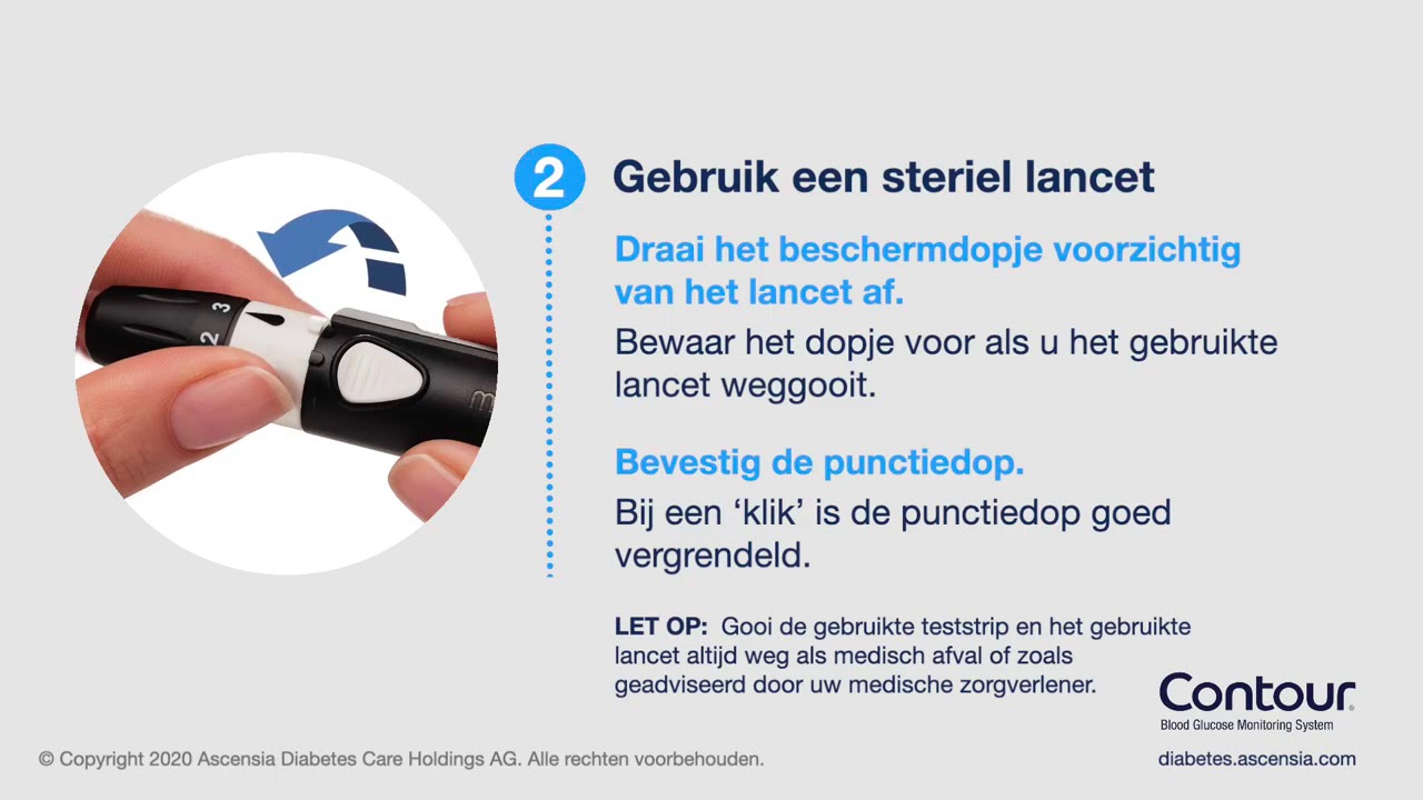 CONTOUR Bloedglucosemeter mmol - Instructievideo