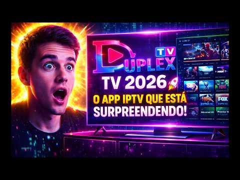 DUPLEX TV 2026 ???? O APP IPTV QUE ESTÁ SURPREENDENDO! #IPTV #TVOnline