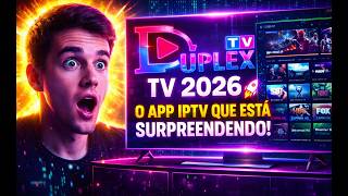 DUPLEX TV 2026 ???? O APP IPTV QUE ESTÁ SURPREENDENDO! #IPTV #TVOnline