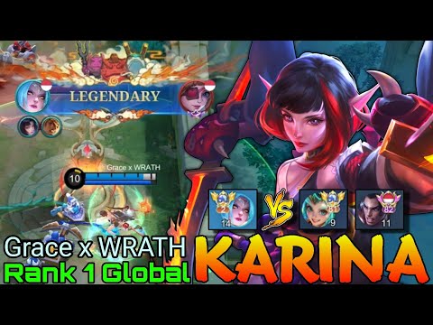 Legendary Karina VS Top Global Kalea & Supreme Brody - Top 1 Global Karina by Grace x WRATH - MLBB