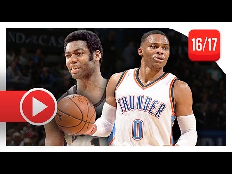 Russell Westbrook Full TD Highlights vs Nets (2016.11.18) - 30 Pts, 13 Ast, 11 Reb, WestBEAST!