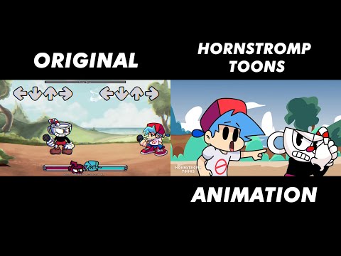 SNAKE EYES Cuphead But Different Characters Sing It 🎤 FNF Animation x Game