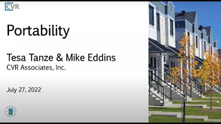 HCV Portability Training