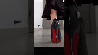 Louboutin heels 👠#edit #highheels #louboutin #black #fashion #shorts #like #share #subscribe