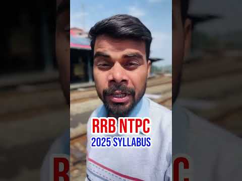 RRB NTPC 2025 syllabus, ntpc 2025 ka naya syllabus kya hai ? #rrb #ntpc #syllabus #jobs #vacancy