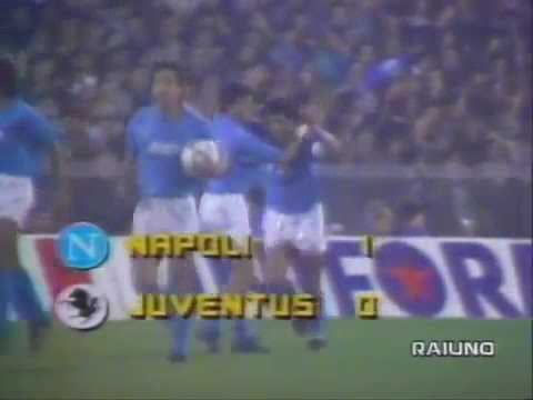 Napoli - Juventus 3-0, coppa Uefa 1988-1989, full match
